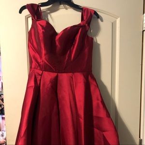 Maroon dress